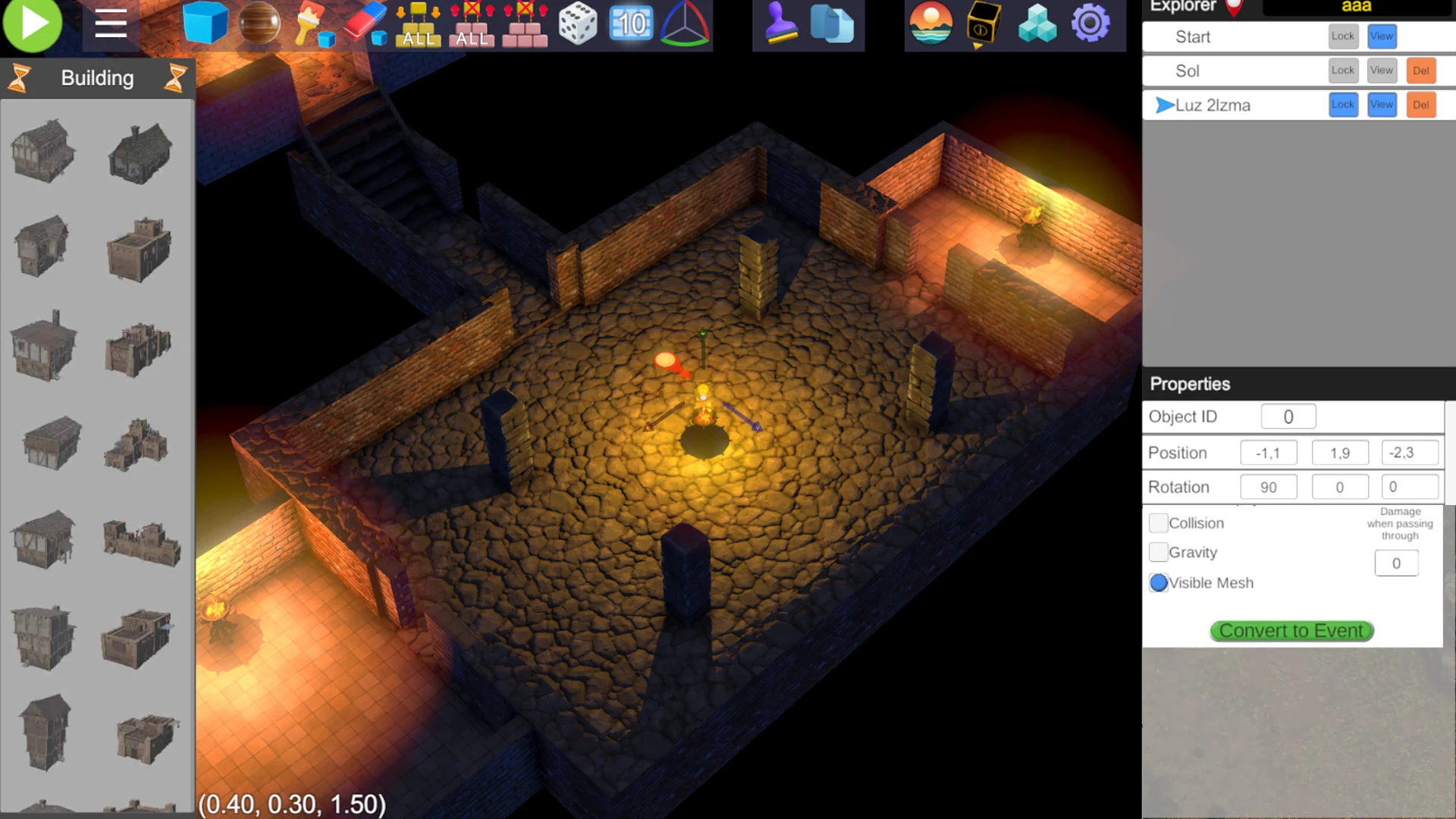 3D RPG Game Maker screenshot